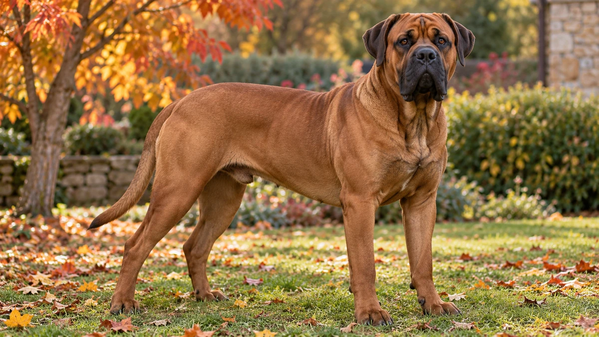 Cane Corso köpek — kırmızı renk
